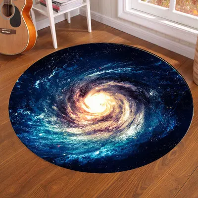 Alfombra redonda de galaxia, t - Kids Outdoor Mat reseña y precio