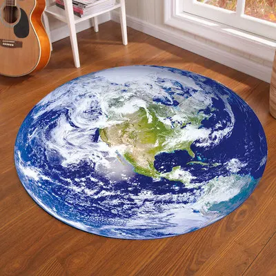 Alfombra redonda de galaxia, t - Kids Outdoor Mat reseña y precio