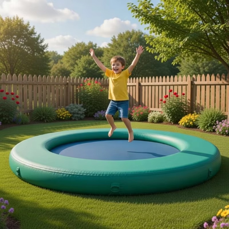 Trampolín Inflable Resistente  - Kids Outdoor Trampoline reseña y precio