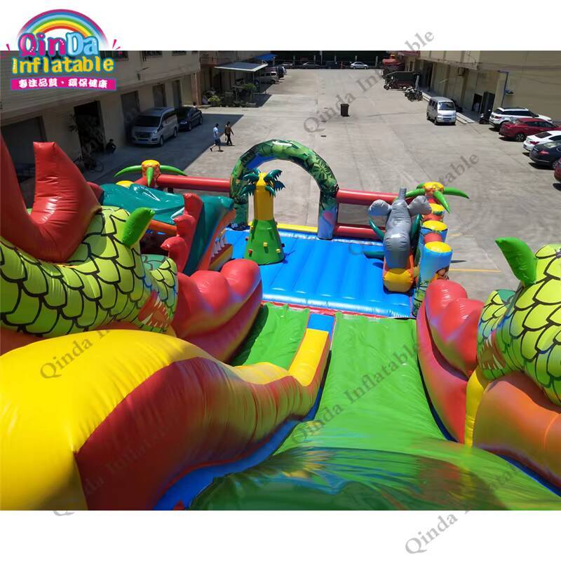 Castillo inflable grande de 17 - Kids Outdoor Jump House reseña y precio