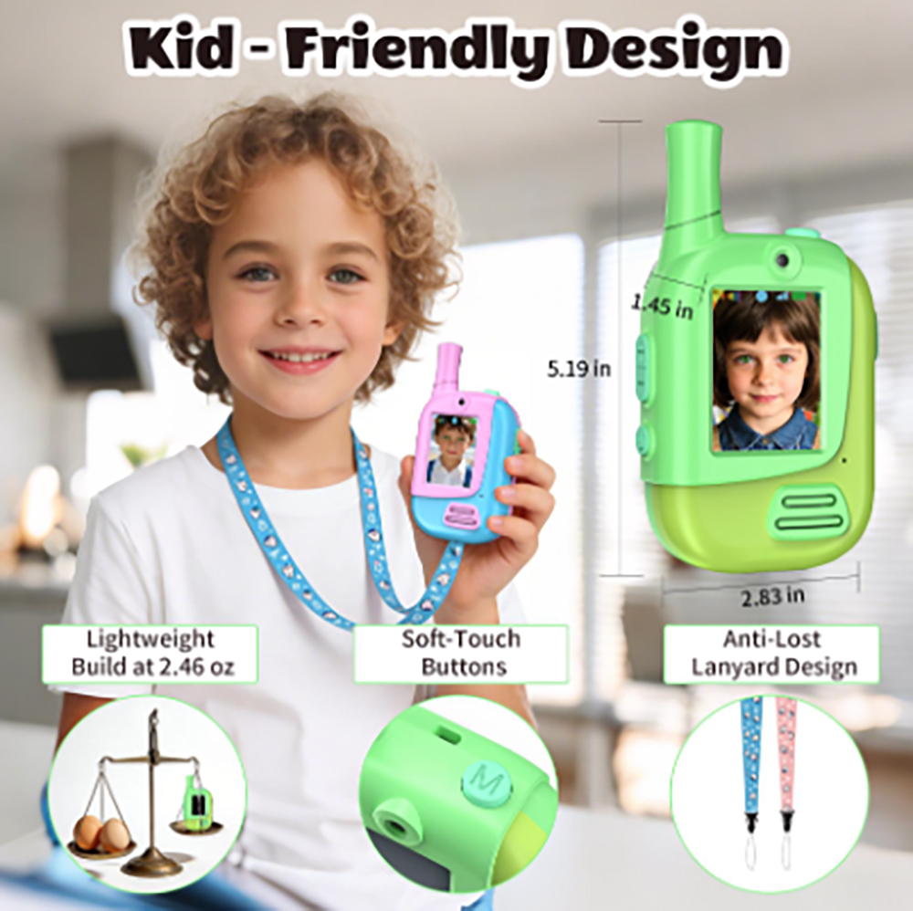 Paquete de 2 Walkie Talkies Re - Kids Indoor Outdoor Games reseña y precio