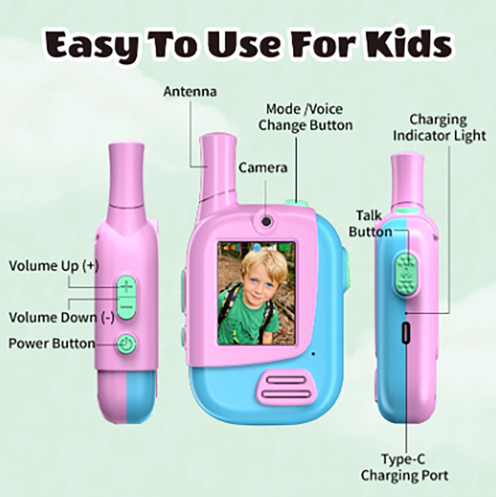 Paquete de 2 Walkie Talkies Re - Kids Indoor Outdoor Games reseña y precio