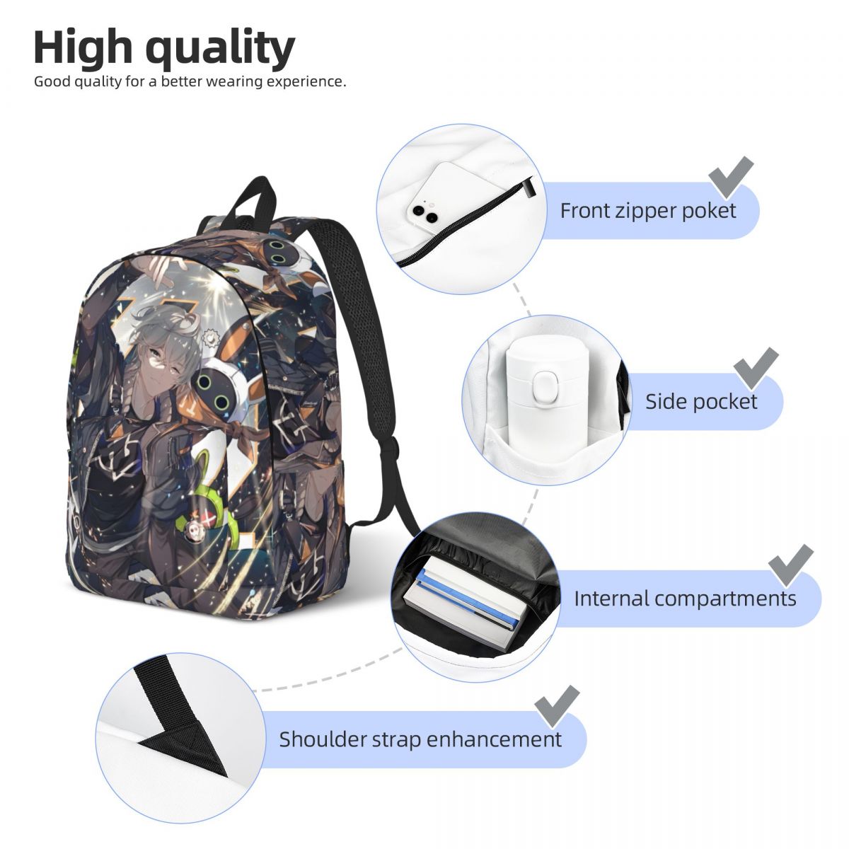 Mochila Bangboo Zenless Zone Z - Kids Outdoor Zone reseña y precio