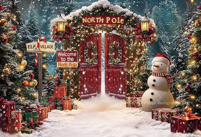 Fondo de fotografía Mehofond N - Kids Outdoor Xmas Gifts reseña y precio