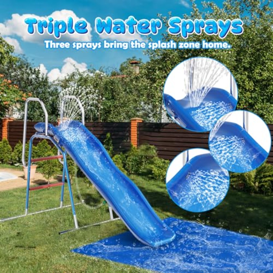 Tobogán acuático para niños: m - Kids Outdoor Zone reseña y precio