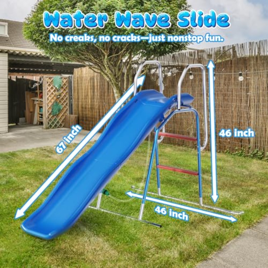 Tobogán acuático para niños: m - Kids Outdoor Zone reseña y precio
