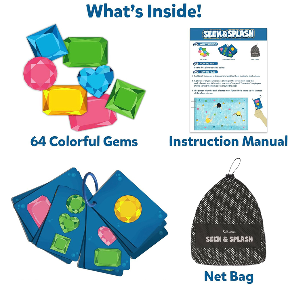 1 Juego de Gemas Coloridas Edu - Kids Outdoor Learning Activities reseña y precio